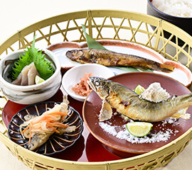 鮎づくし膳