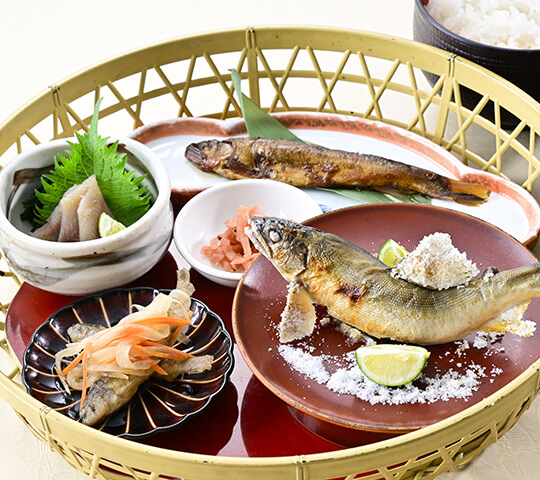 鮎づくし膳