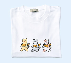 鮎菓子とねこＴシャツ