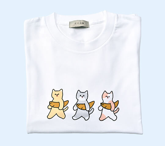 鮎菓子とねこＴシャツ