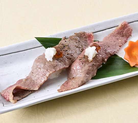 飛騨牛の焼きしゃぶ握り