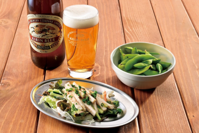 「おつまみセット」＆「生ビール」【寄りみち、ほろ酔いフェア】