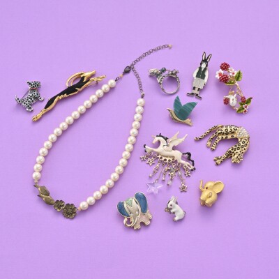 【日常の動物モチーフ】動物モチーフ ビンテージアクセサリー