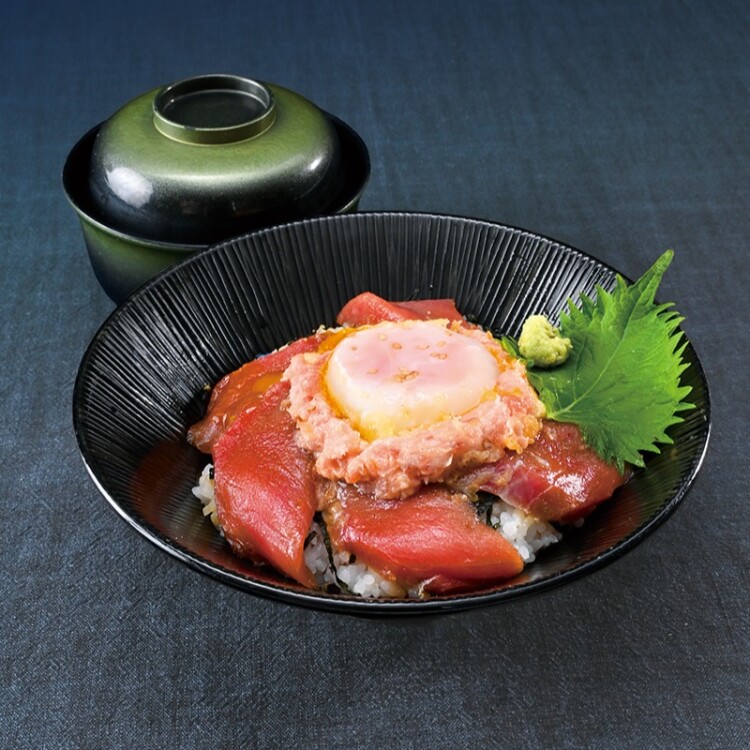 【月見のごちそう】鮪のづけ月見丼