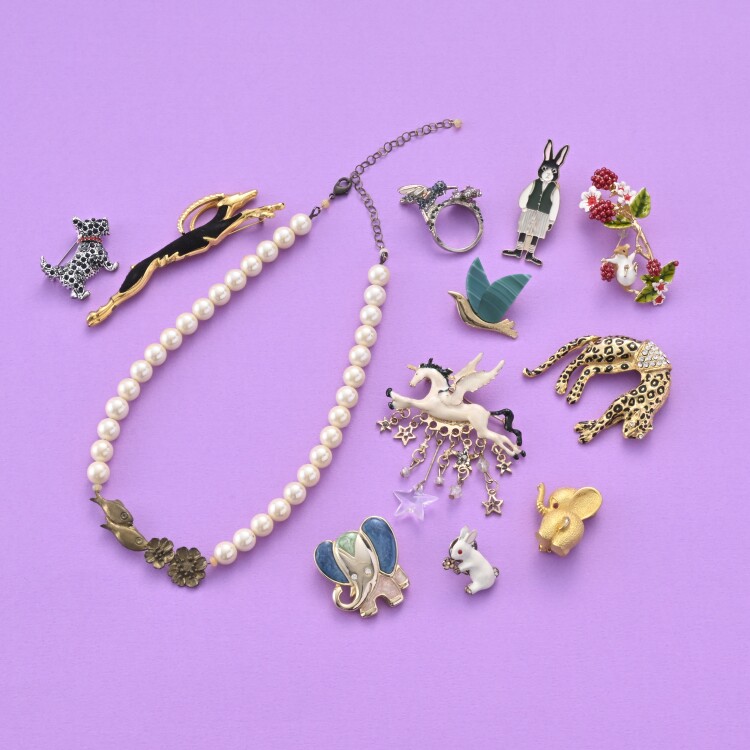 【日常の動物モチーフ】動物モチーフ ビンテージアクセサリー