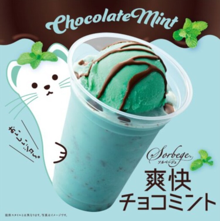 毎年大人気のチョコミント解禁宣言！！